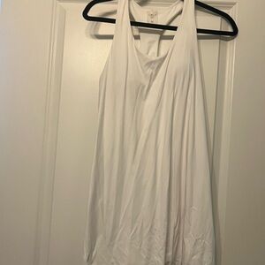 White Calla bridal tennis dress